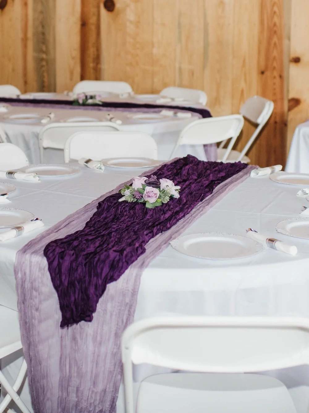 Elegant Shades of Purple Wedding Decorations